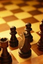 Artistic image of a game of chess