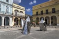 Artistic installation in Plaza Vieja, Havana, Cuba