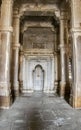 Artistic Interiors and Arches of Jami Masjid or Jama Mosque Champaner near Varodara Gujarat