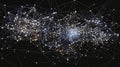 An artistic interpretation of decentralized internet nodes symbolizing the interconnectedness of information