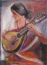 Mandolin Painting