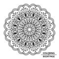 Artistic, Mandala for Coloring Book Page Design