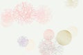 Artistic messy random line circles background pattern abstract. Design, backdrop, repeat & vector. Royalty Free Stock Photo