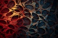 Artistic Neural Network fullcolor Pattern