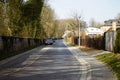 Quiet Residential Street near Tervuren Park in Belgium