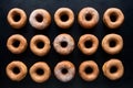 Artistic portrayal of homemade donut preparation in foodgraphy photography