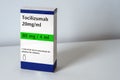 Artistic rendering of a box of Tocilizumab