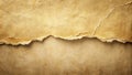 Torn antique paper texture a grunge background for design projects. Generative AI Royalty Free Stock Photo
