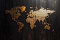 An artistic representation of a world map created using binary code showcasing a blend of technology and creativity