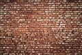 Artistic retro grunge spotty background from old weathered brick wall with vignette for a stylish design, back decoration or