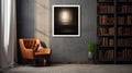 Artistic Room With Chair And Michal Karcz Style Print