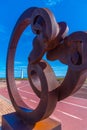 Artistic sculpture at Morro Jable promenade, Fuerteventura, Canary islands, Spain