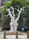 Artistic Sculptured tree at London Fabulous creativity and vision of the artist