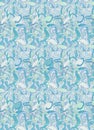 Artistic seamless pattern