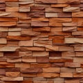 Artistic seamless pattern of stone bricks in warm earthy tones, perfect for backgrounds or textures. This design adds natural and Royalty Free Stock Photo