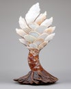 Artistic seashell sculpture Royalty Free Stock Photo