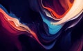 Artistic sketches, wave, chaos and randomness, modern art paintings. Created using generative Ai