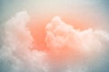 Artistic sky and cloud with gradient color and grunge texture