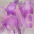 Artistic Spring Flowers - cute and magical Dyes . Elegant overflowing neon Design