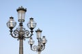 Artistic streetlamps Royalty Free Stock Photo