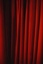 Artistic style - grunge theater red curtain background Royalty Free Stock Photo