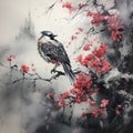 Artistic Sumi-e Painting