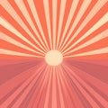 sunbeam sunlight sun minimalist graphic design light ray sunny art. Generative AI.