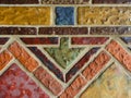 Artistic tile design used on National Park entrance building