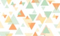 Artistic triangle shapes seamless pattern graohic design. Textile print. Royalty Free Stock Photo