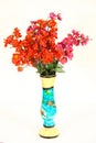 Artistic vase with flowers
