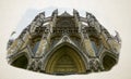 Artistic Vision of North Facade Westminster Abbey London Royalty Free Stock Photo
