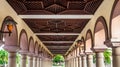 Artistic wooden ceiling, Islamic centre Samarinda