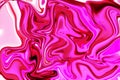 the artistry of digital beauty with liquid abstract pattern, plastic pink and black graphics, color art form, and liquid flow in Royalty Free Stock Photo