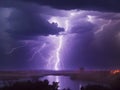 The Artistry of Lightning: Stunning Visuals of Nature\'s Electric Beauty Royalty Free Stock Photo
