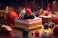 The Artistry of Pastry, Cakes, and Desert Creations AI Generated Illustration