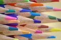 Artists colouring pencils Royalty Free Stock Photo