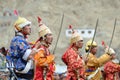 Artists on Festival of Ladakh Heritage Royalty Free Stock Photo