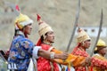 Artists on Festival of Ladakh Heritage Royalty Free Stock Photo