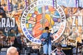 Artists and guitarists at main stage at open event Guitar Guinness World Record 2023 where record