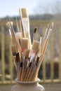Artists paint brushes Royalty Free Stock Photo