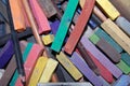 Artists Pastels Of Different Colours In A Box Royalty Free Stock Photo