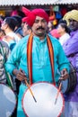 Artists performing at Surajkund craft fair Royalty Free Stock Photo