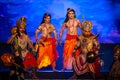 Artists playing ramayan character in ramlila