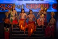 Artists playing ramayan character in ramlila