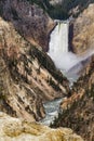 Artists point waterfall - Yellowstone National Park Royalty Free Stock Photo