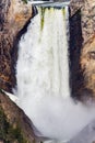 Artists point waterfall - Yellowstone National Park Royalty Free Stock Photo