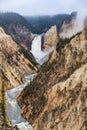 Artists point waterfall - Yellowstone National Park Royalty Free Stock Photo