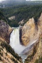 Artists point waterfall - Yellowstone National Park Royalty Free Stock Photo