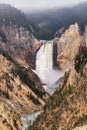 Artists point waterfall - Yellowstone National Park Royalty Free Stock Photo