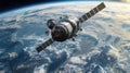 Artists Rendering of a Space Station in Orbit